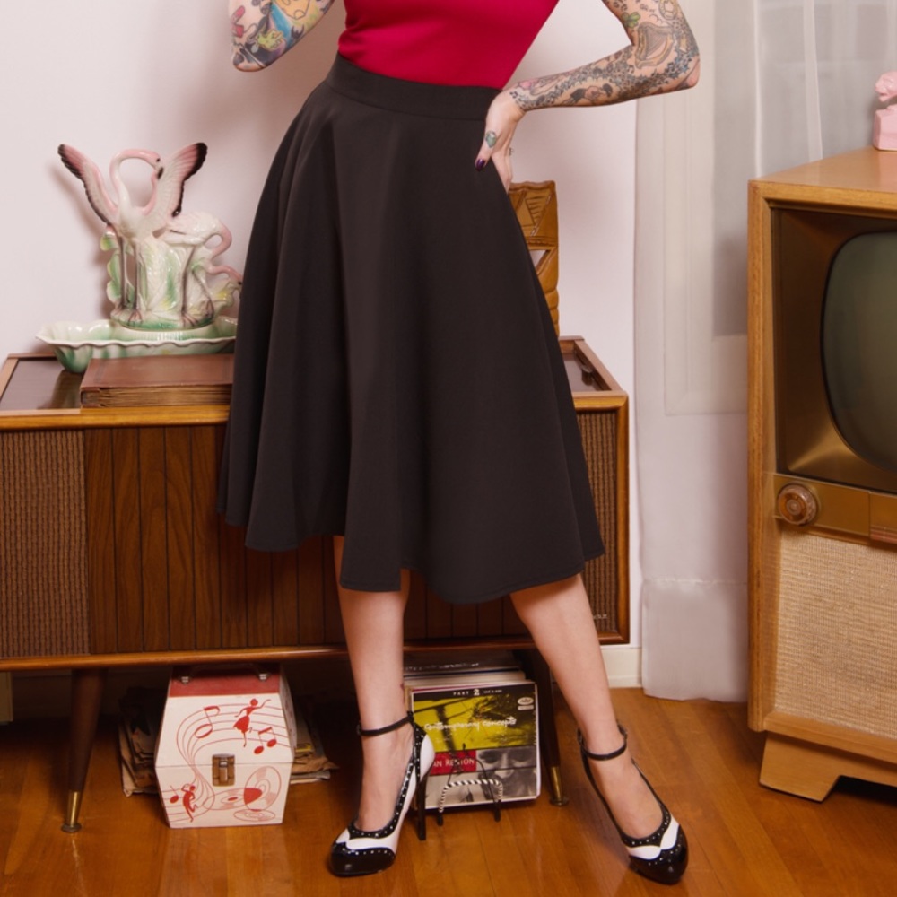 LAST CHANCE!! Black High Waist Thrills Skirt